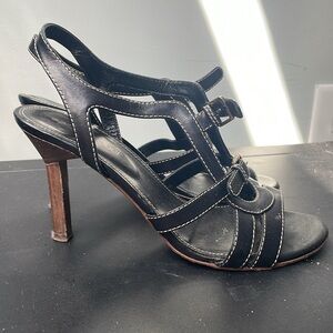Sergio Rossi, High heels, black, leather